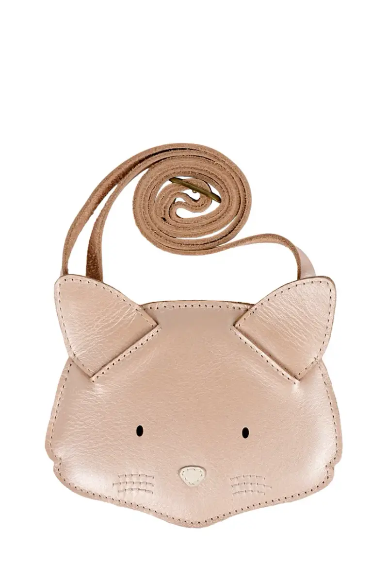 borsa in pelle per bambini Blinc Purse Cat Rosa miniatura 3