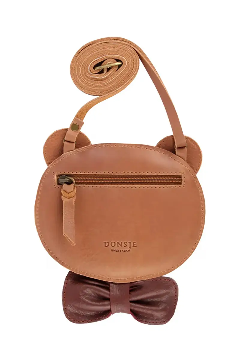 borsa in pelle per bambini Britta Exclusive Purse Winter Bear Marrone miniatura 3