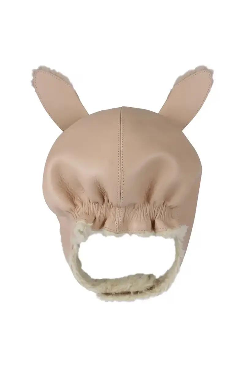 cappello di pelle per bambini Kapi Exclusive Hat Fluffy Bunny Rosa miniatura 3