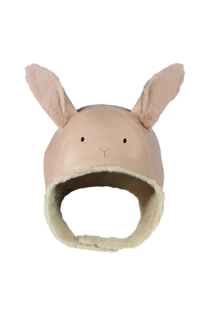 cappello di pelle per bambini Kapi Exclusive Hat Fluffy Bunny Rosa