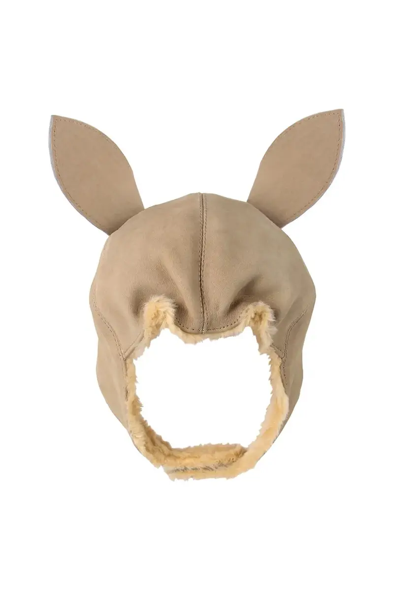 cappello scamosciato per bambini Kapi Classic Hat Bunny Beige miniatura 4