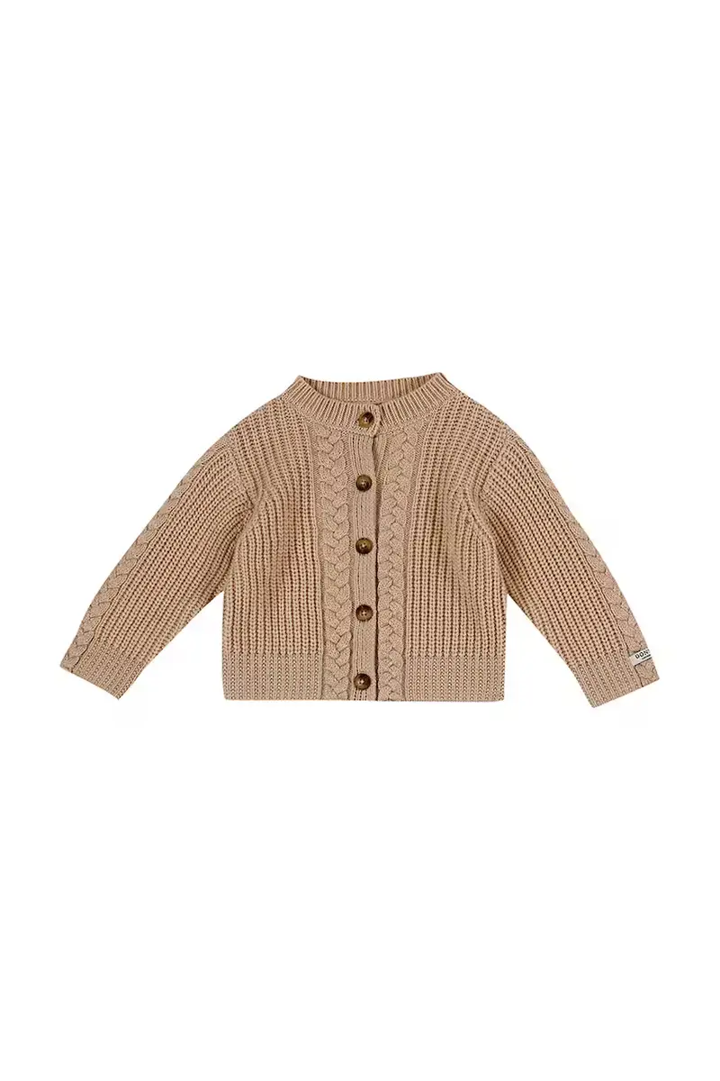 cardigan colore beige 4101000 miniatura 2