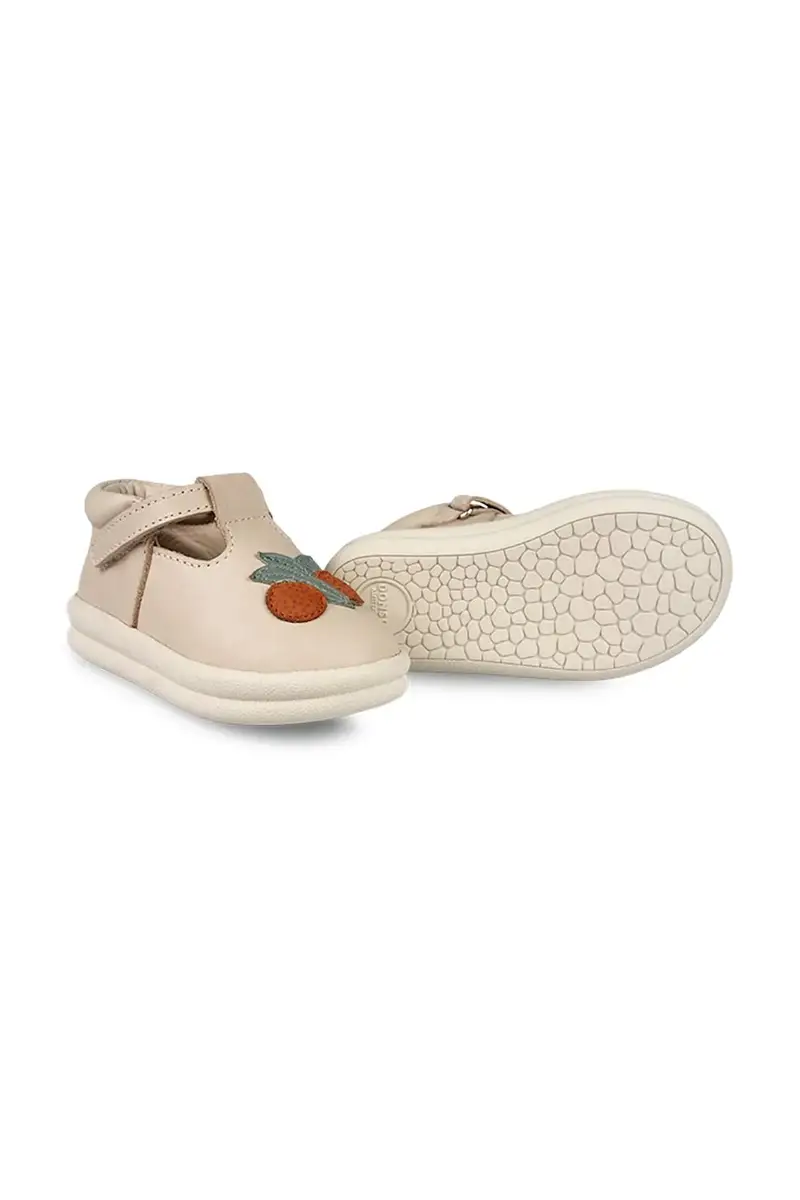 scarpe in pelle neonato/a Louwi Shoes Arancia colore beige 1502201