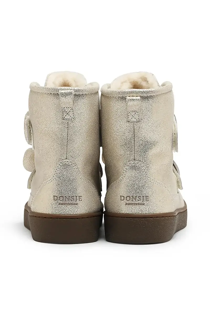 scarpe invernali in pelle bambino/a Isa Exclusive Boots Argento miniatura 5