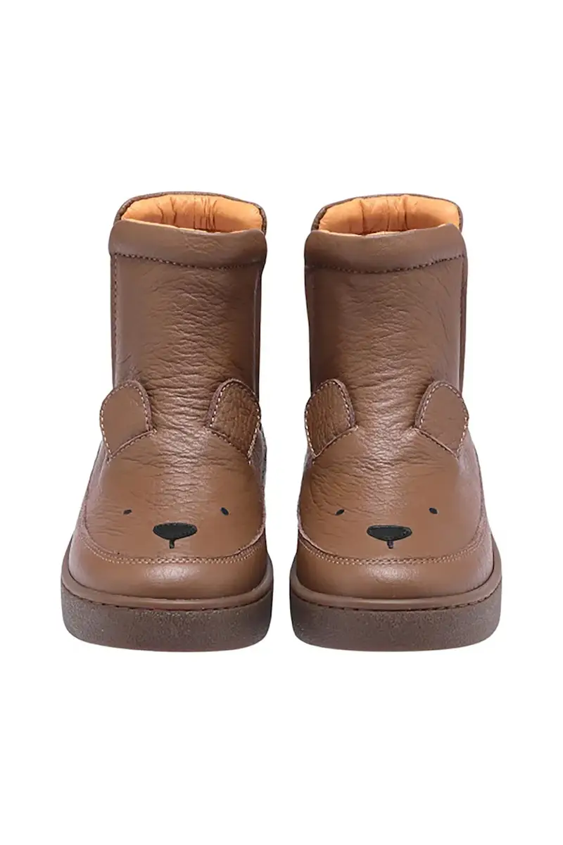 scarpe invernali in pelle bambino/a Thuru Classic Boots Bear colore marrone 2023802 miniatura 2