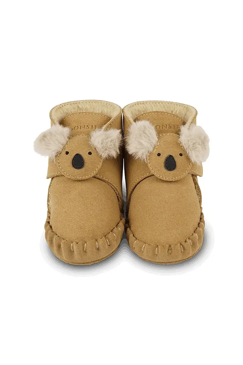 scarpine per neonato/a colore giallo 1041502 miniatura 3