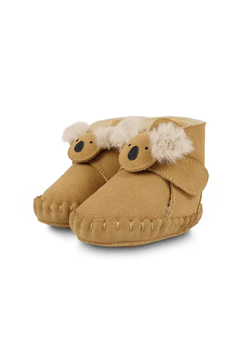 scarpine per neonato/a colore giallo 1041502 miniatura 4