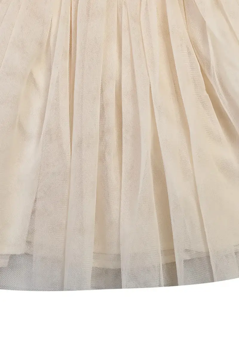 vestito con lana per bambini Lotus Dress colore beige 4043900 miniatura 5