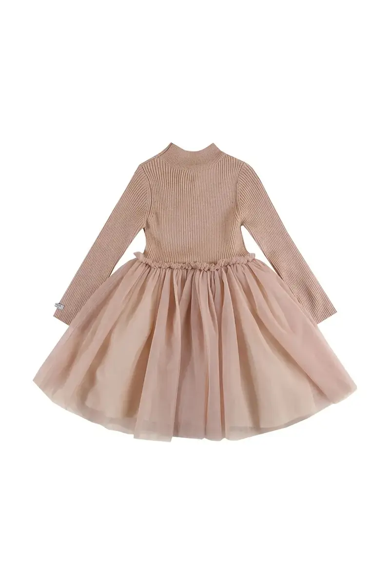 vestito per neonato con lana Lotus Dress colore arancione 4043900 miniatura 2