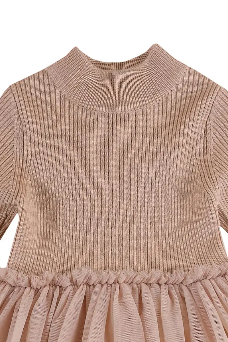 vestito per neonato con lana Lotus Dress colore arancione 4043900 miniatura 3