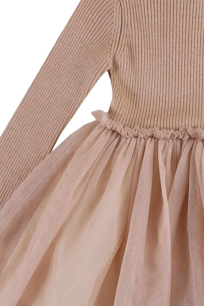 vestito per neonato con lana Lotus Dress colore arancione 4043900 miniatura 4