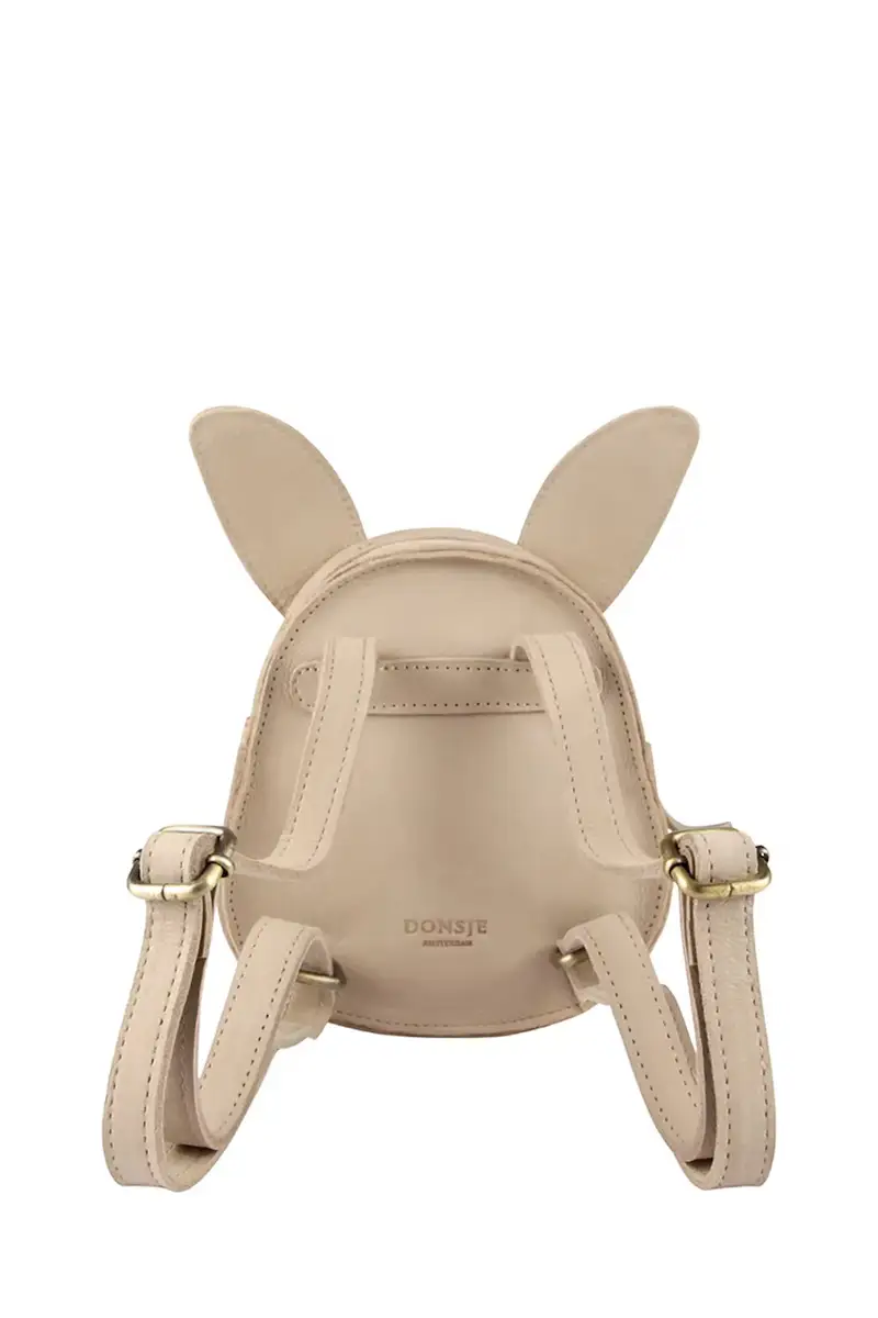 zaino in pelle bambino/a Kapi Classic Backpack Bunny Beige miniatura 3