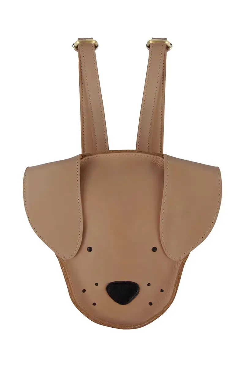 zaino in pelle bambino/a Kapi Classic Backpack Dog colore marrone 5005015 miniatura 2
