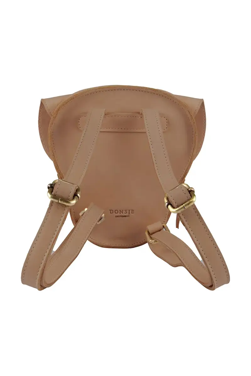 zaino in pelle bambino/a Kapi Classic Backpack Dog colore marrone 5005015 miniatura 3