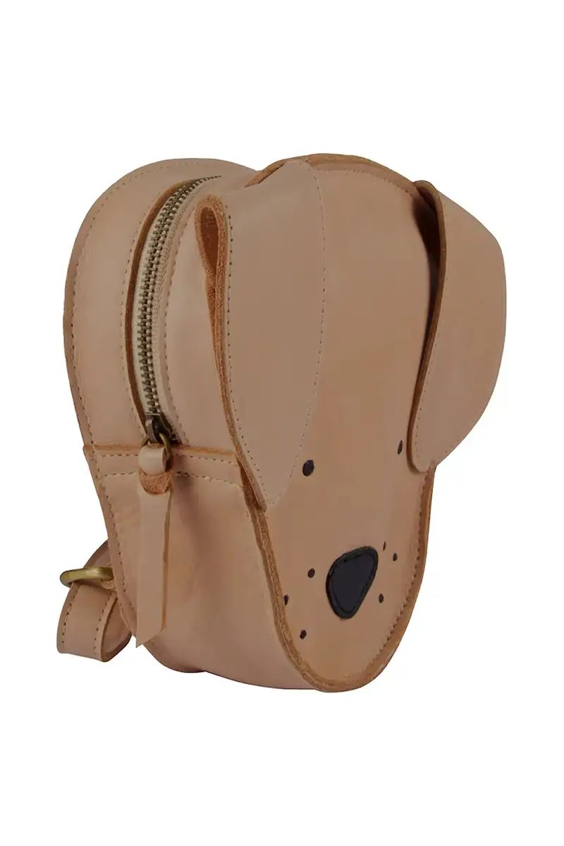 zaino in pelle bambino/a Kapi Classic Backpack Dog colore marrone 5005015 miniatura 4