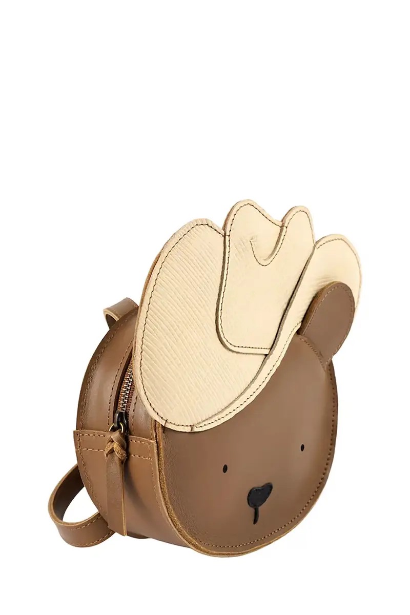 zaino in pelle bambino/a Stanzen Backpack Cowboy Bear Marrone miniatura 3