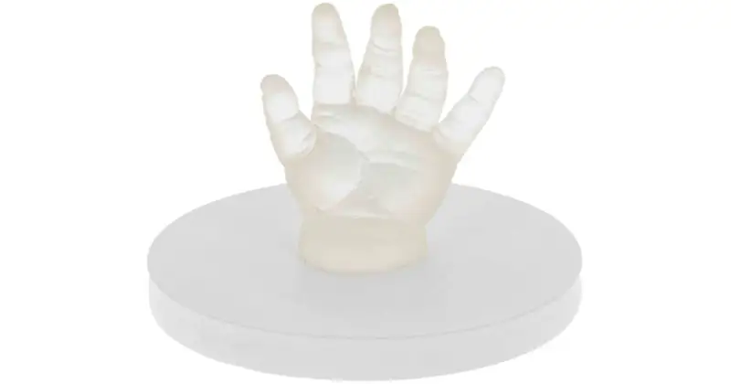 Crystal Memories 3D Handprint & Footprint set impronte neonato
