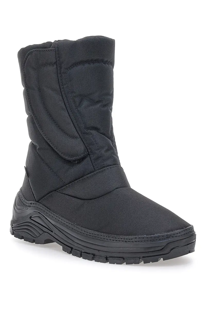 Doposci Neri con Apertura Laterale a Velcro 2P2L 2355 miniatura 2