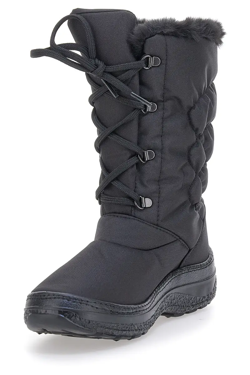 Doposci neri con lacci frontali 2P2L 560 miniatura 3