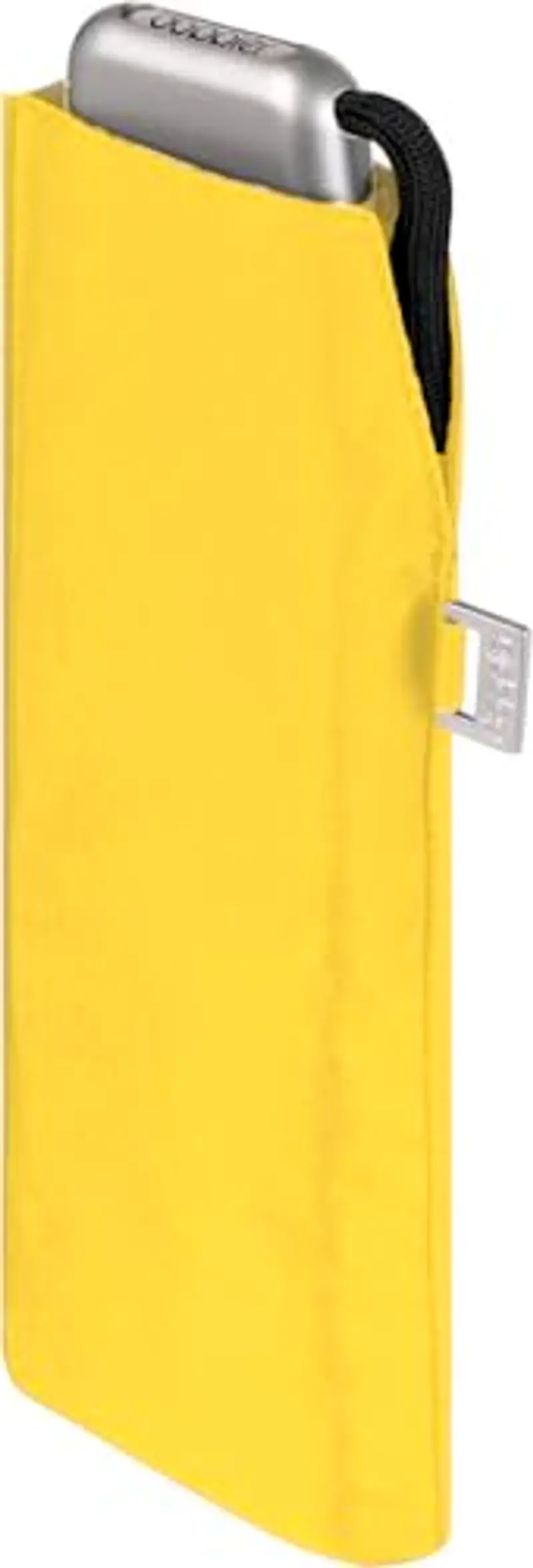 Doppler Ombrello tascabile Carbonsteel Slim Uni – Formato pratico – Leggero – 22 cm, Giallo brillante, 90 cm