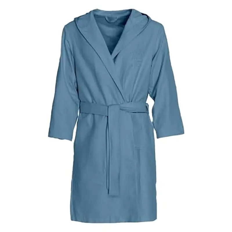 Dorian Home - Accappatoio Bambino Bambina in Microfibra Anallergico, Morbido, Leggero Salvaspazio Assorbente, Rapida Asciugatura con Cappuccio, Tasche, Cintura a Passanti e Gancio, Lavabile (no Stiro)