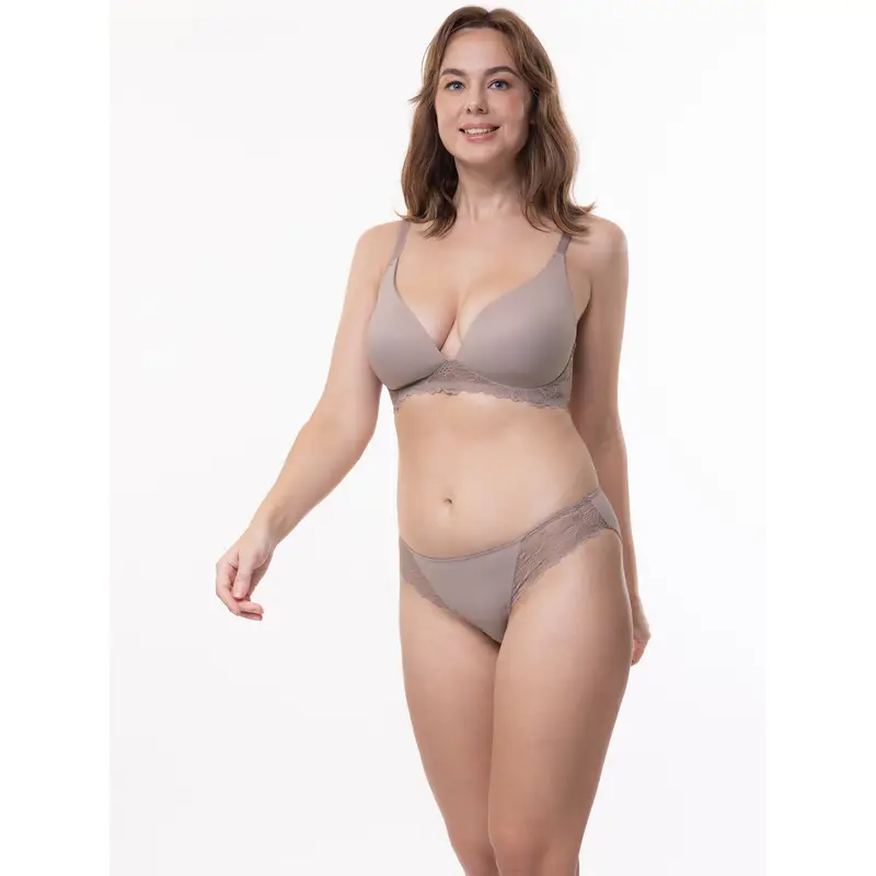 Culotte classiche Frida D001822LA088 Écru Écru