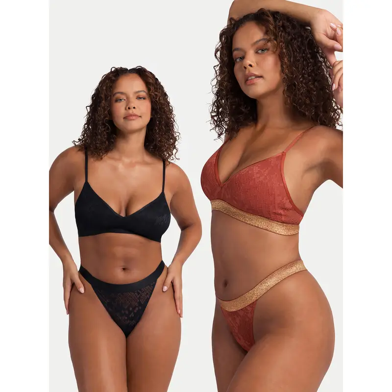 Set di 2 reggiseni bralette Vera FXBR0023ME028 Multicolore