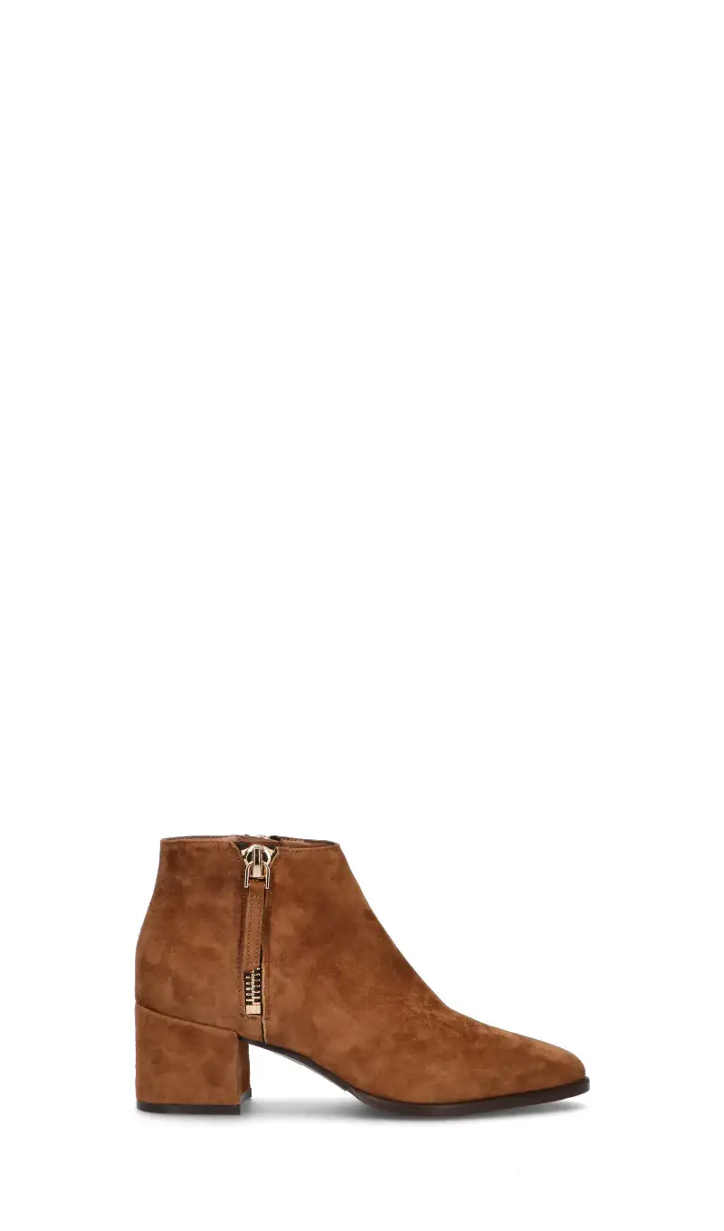 Tronchetto donna cuoio in suede Vario