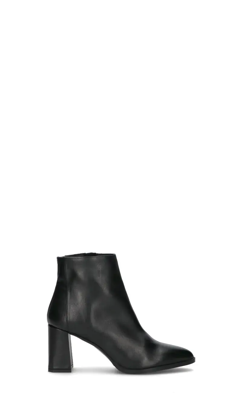 Tronchetto donna nero in pelle Vario