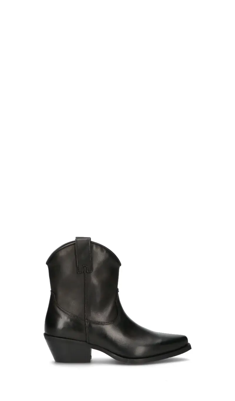 Tronchetto donna nero in pelle Vario