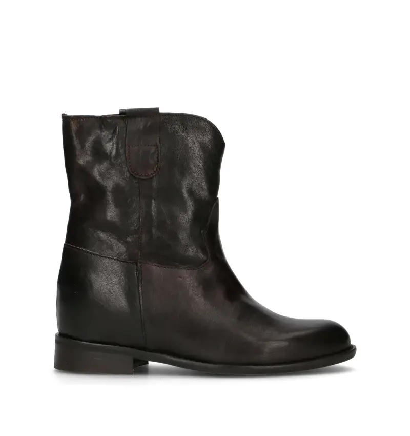 Tronchetto donna nero in pelle Vario