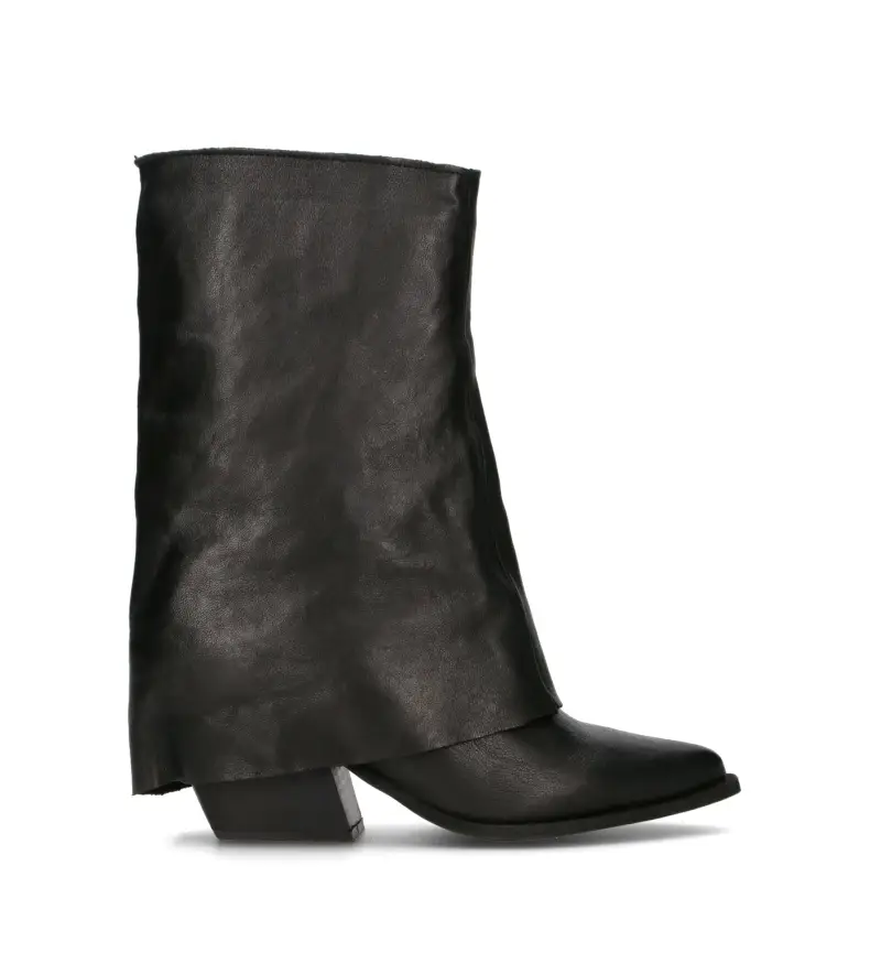 Tronchetto donna nero in pelle Vario