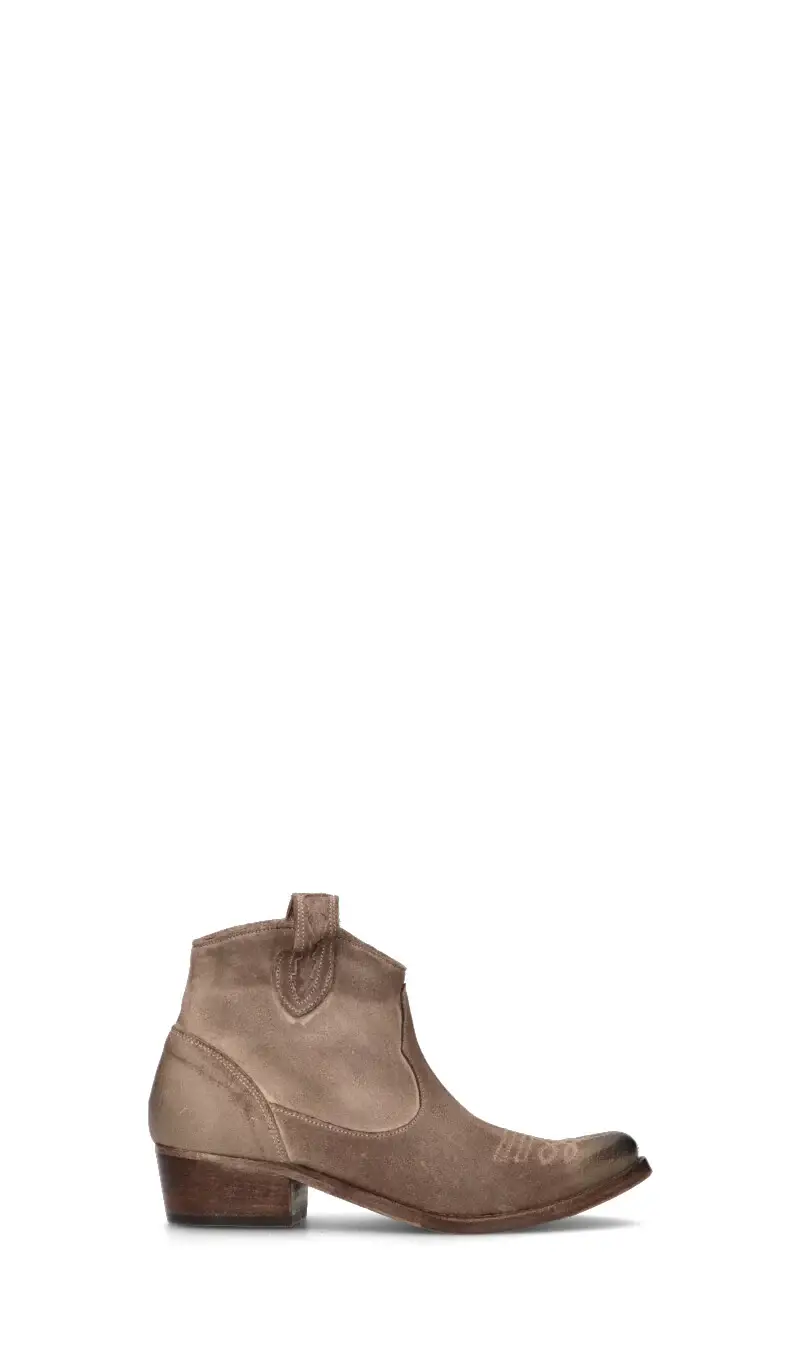 Tronchetto donna taupe in suede Vario