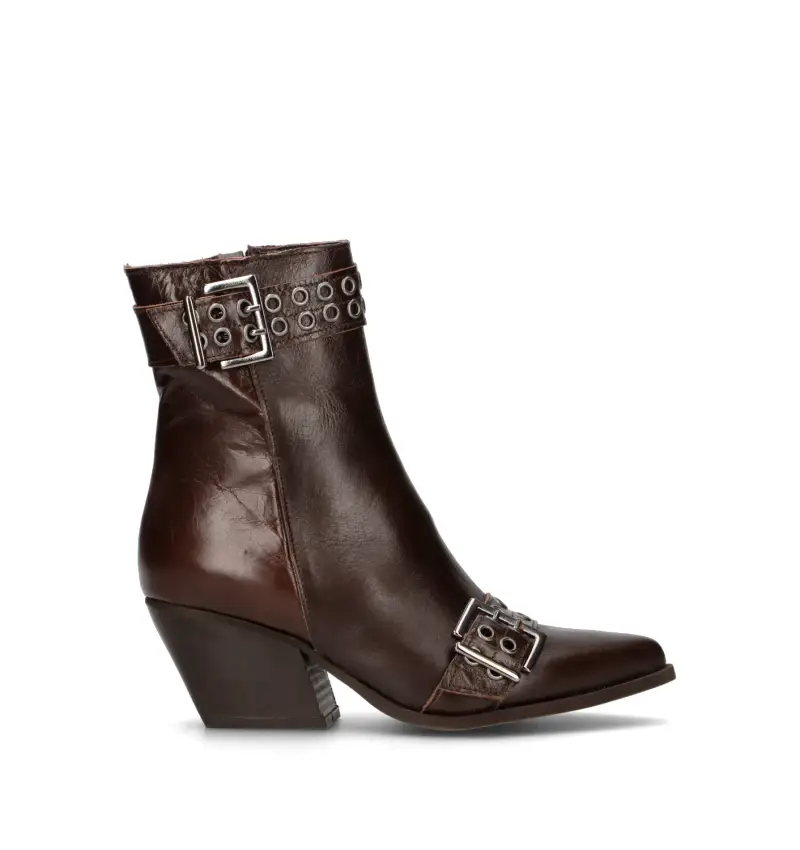 Tronchetto donna testa di moro in pelle Vario