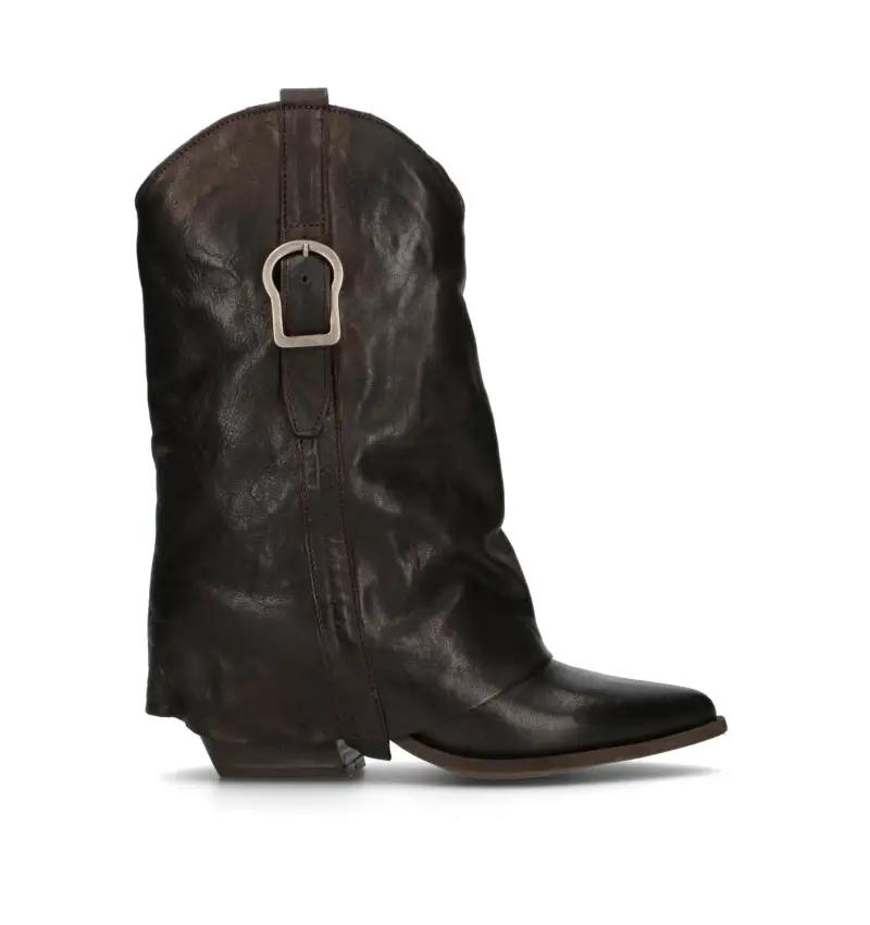 Tronchetto donna testa di moro in pelle Vario