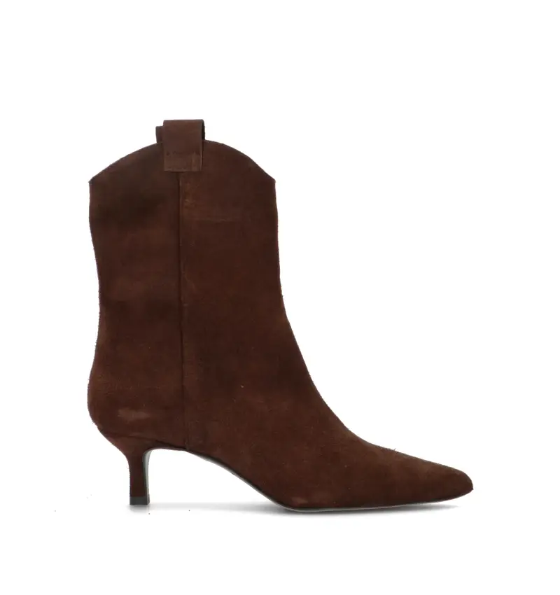 Tronchetto donna testa di moro in suede Vario