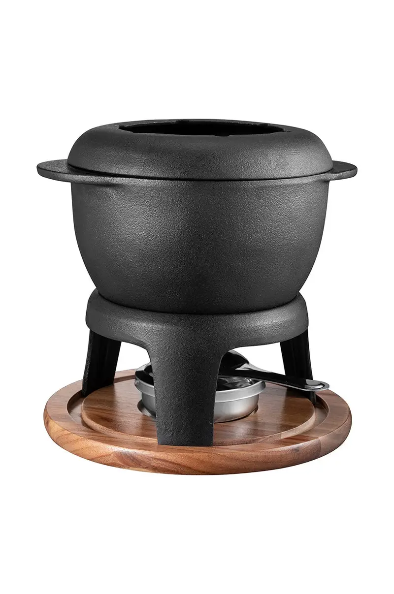 pentola in ghisa con supporto Fonda Multicolore