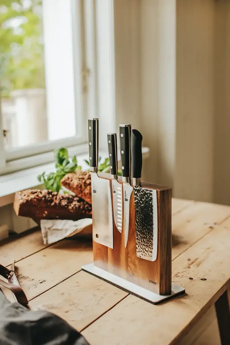 porta coltelli Kira 27 x 25 x 10 cm Beige miniatura 3