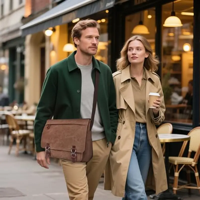 DORRISO Borsa a tracolla Uomo Marrone 2196999 miniatura 2