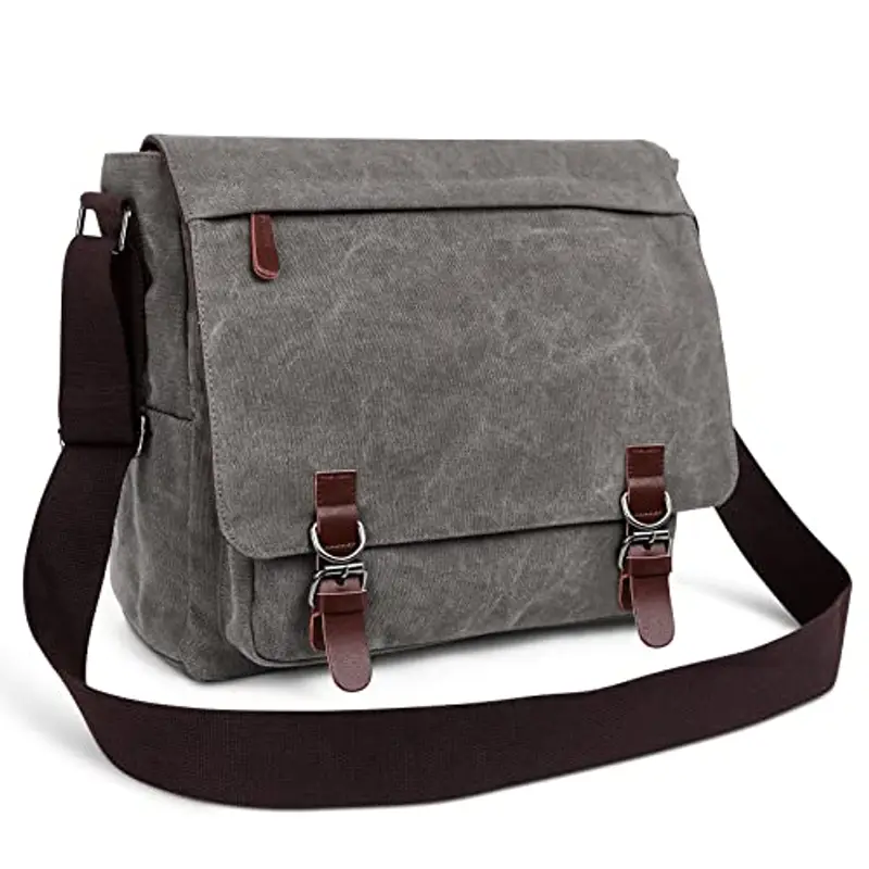 DORRISO Borsa a tracolla Uomo Grigio 816286