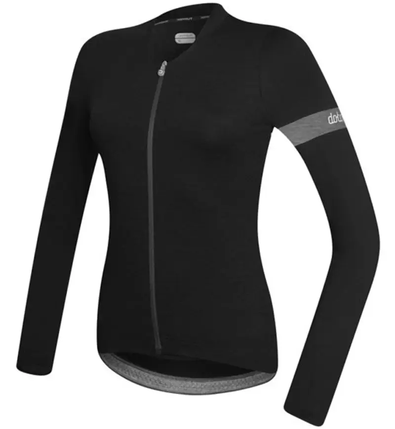 Block W - maglia ciclismo - donna Black