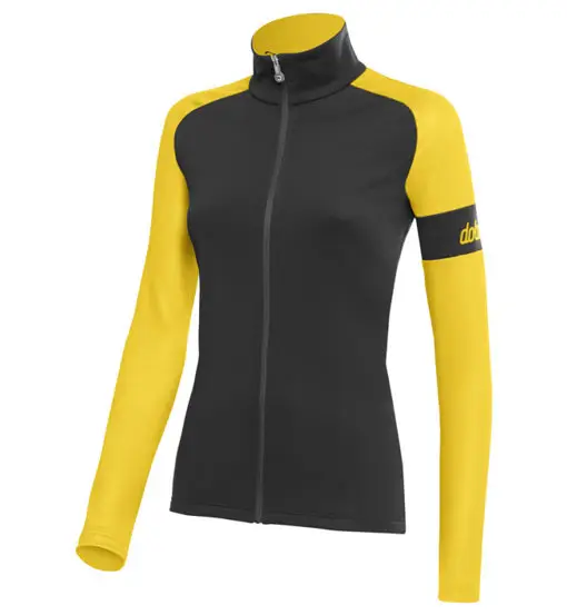 Gravity W - felpa in pile - donna Black