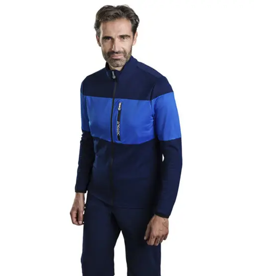 Stripe - felpa in pile - uomo Blue