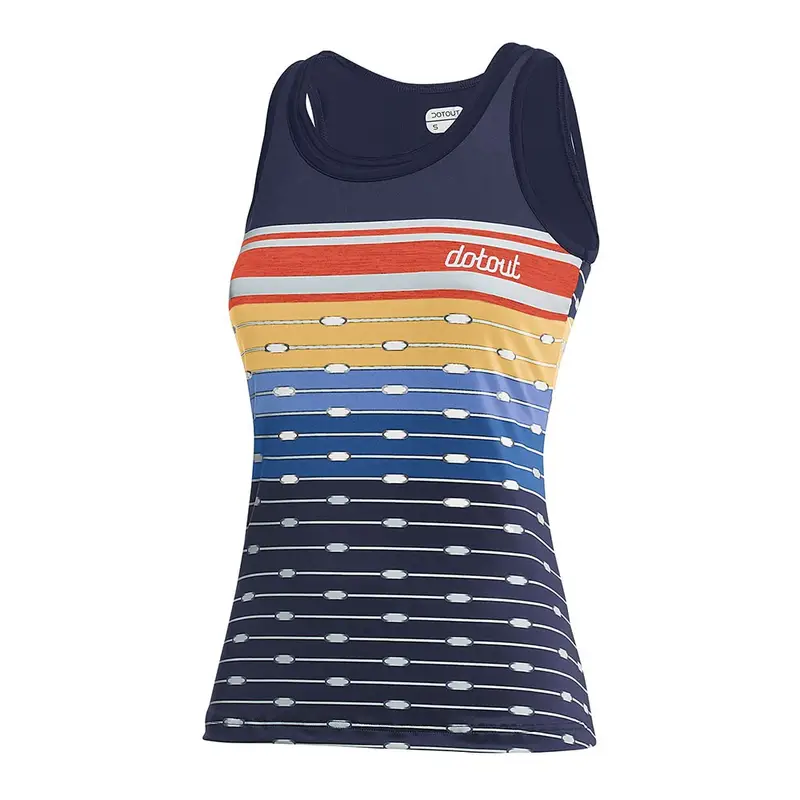 Top Ciclismo Donna Touch Blue Donna S