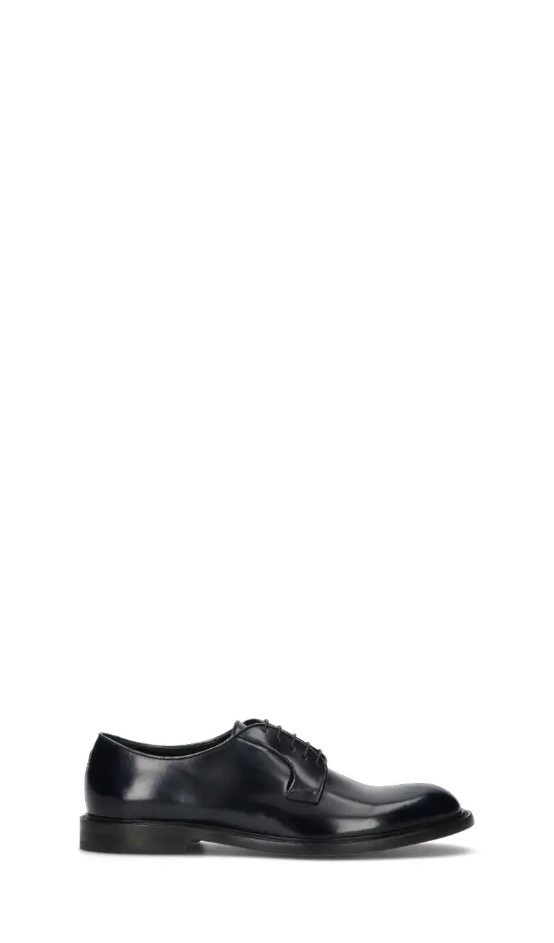 Stringata uomo nera in pelle Vario