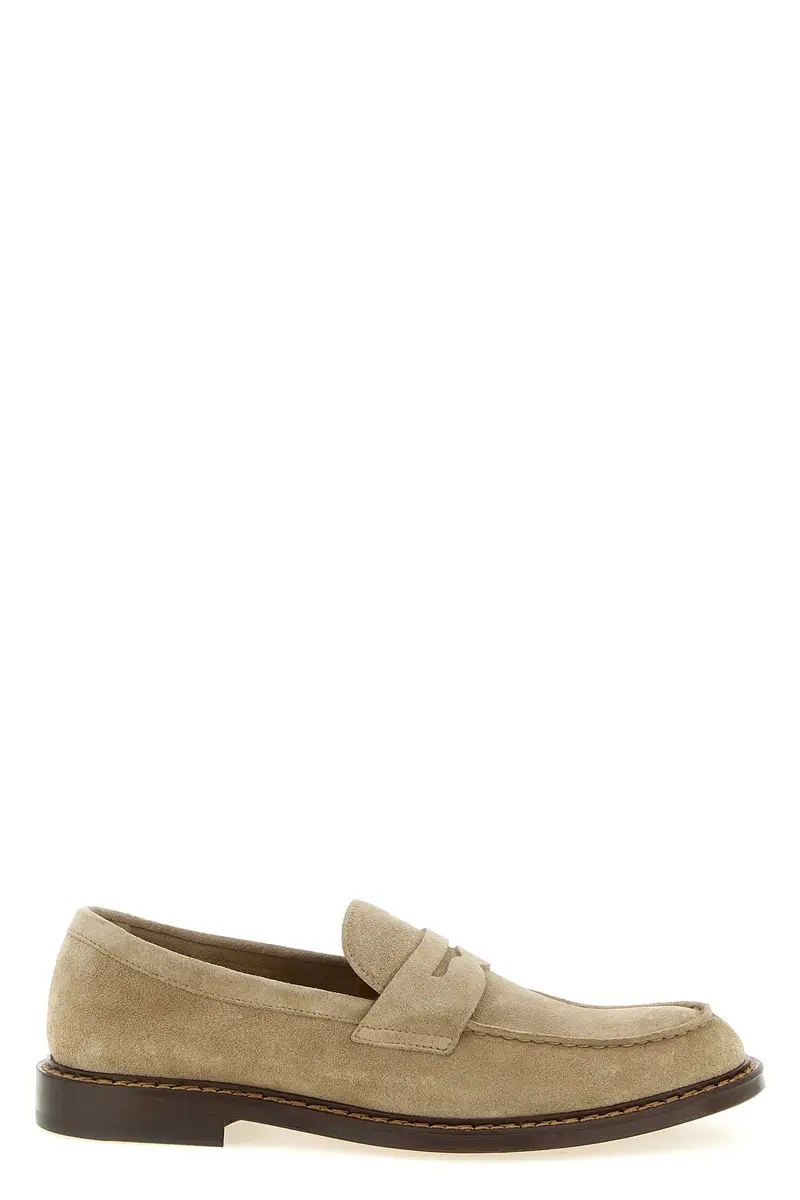 Mocassino Suede Beige