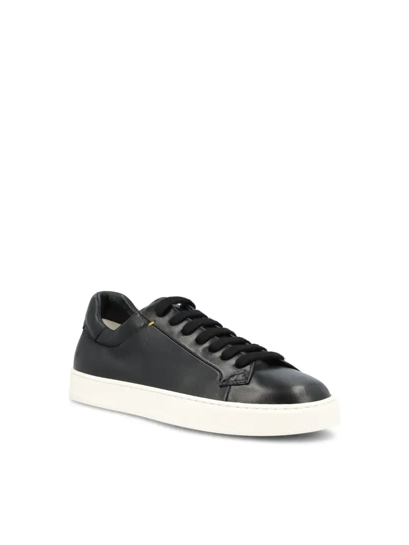Sneakers In Pelle NERO miniatura 2