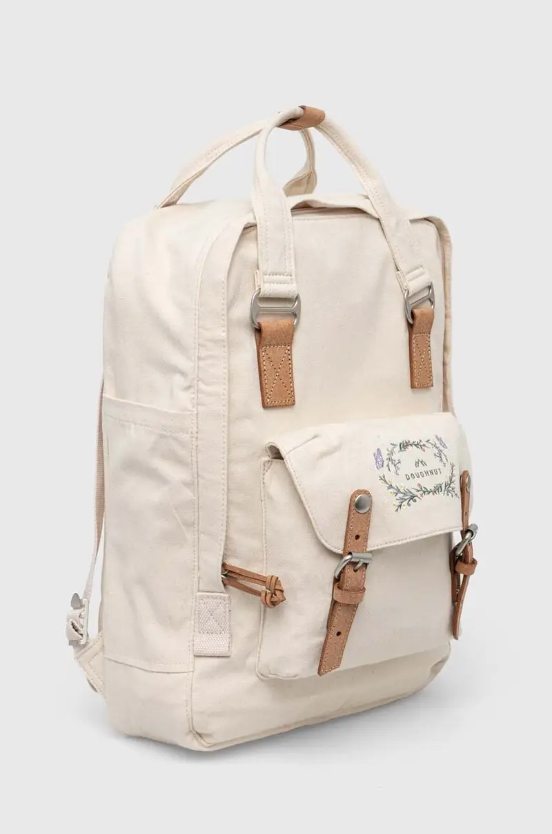 zaino Macaroon Large Sweetened Fantasy colore beige con applicazione D011SF-0011 miniatura 2