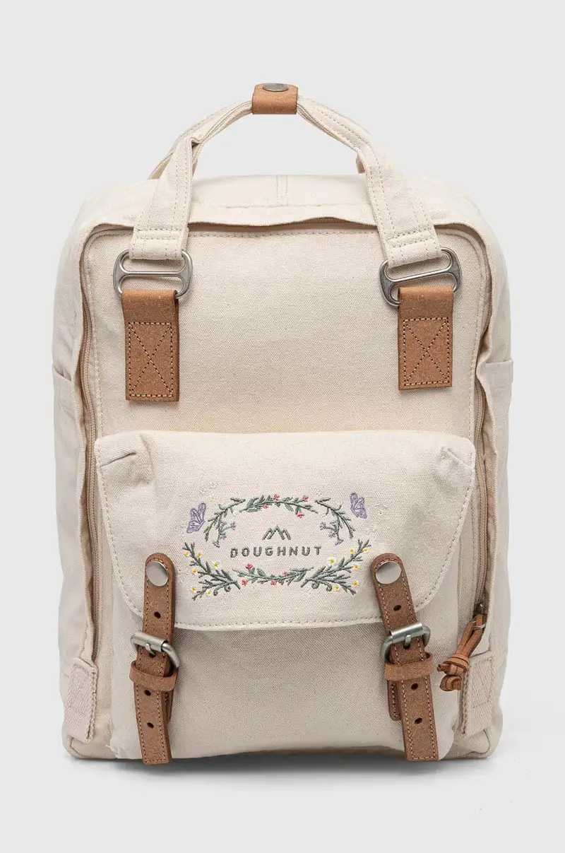 zaino Macaroon Sweetened Fantasy colore beige con applicazione D010SF-0011