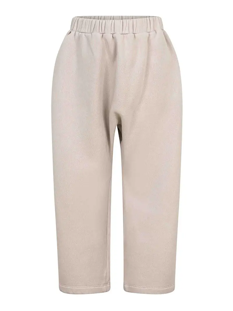 Pantaloni In Felpa Beige